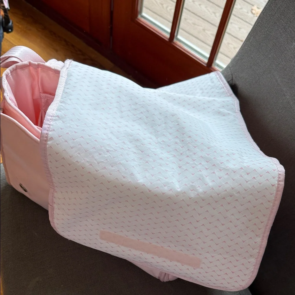 Emporio Armani Soft Pink Baby Bag